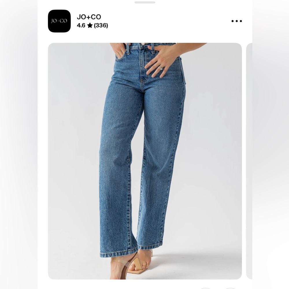 Jo+co straight jeans